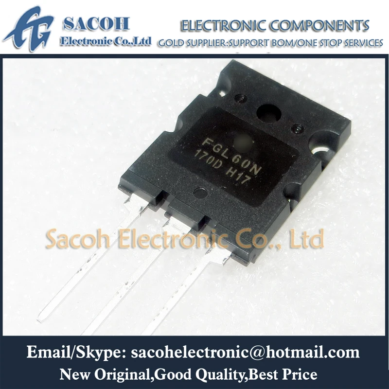 

New Original 1PCS FGL60N170D G60N170D FGL60N170 TO-264 60A 1700V Very High Voltage Power IGBT Transistor Electronics Components