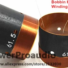 2 шт. высокое качество 61,5 мм НЧ-динамик/громкоговоритель/динамик Голосовая катушка