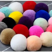 Bolas de pompom macias para artesanato diy, 6cm 8cm, bolas fofas de pompom, decoração da casa, acessórios de vestuário suprimentos de costura