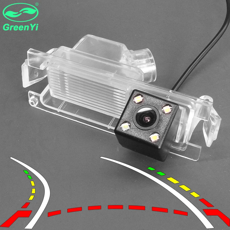 

Car CCD Intelligent Dynamic Trajectory Reverse Backup Rear View Camera For Hyundai Verna Kia K2 with Moving Tracks Parking Line