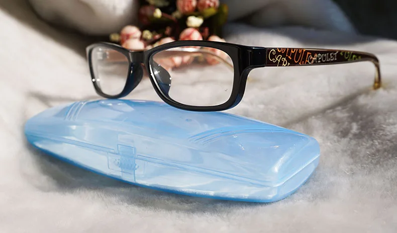Дизайн ацетат гравировка gafas Высокое качество хрустальные очки Грация женские очки уникальная оптическая рамка