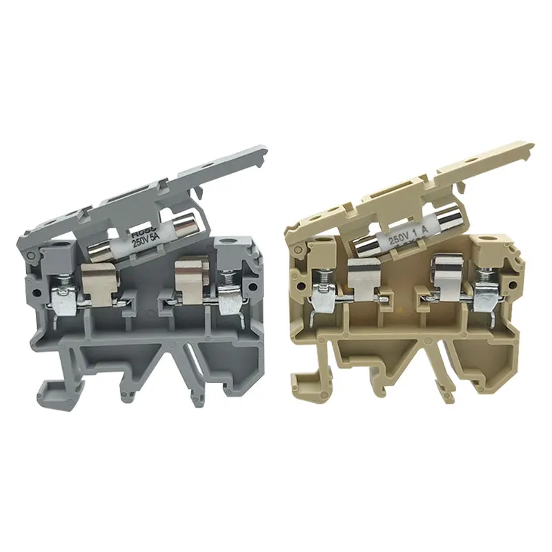 Ruído dos Pces 660 do Fusível do Parafuso do Conector do Trilho do Ruído Blocos Terminais Modulares Pces Ask1-en v Ask1en 50 dos