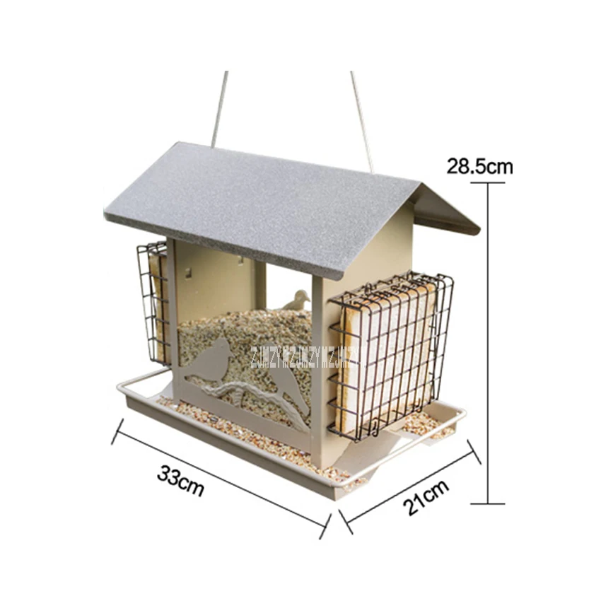 CW3138 креативная уличная кормушка для птиц сад балкон поле для птиц контейнер для еды парк птичий домик принадлежности для кормления птиц горячая распродажа