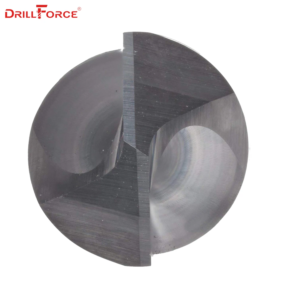 Drillforce 1 шт. 7 мм 14 твердосплавное сверло без покрытия (яркая) отделка Круглый