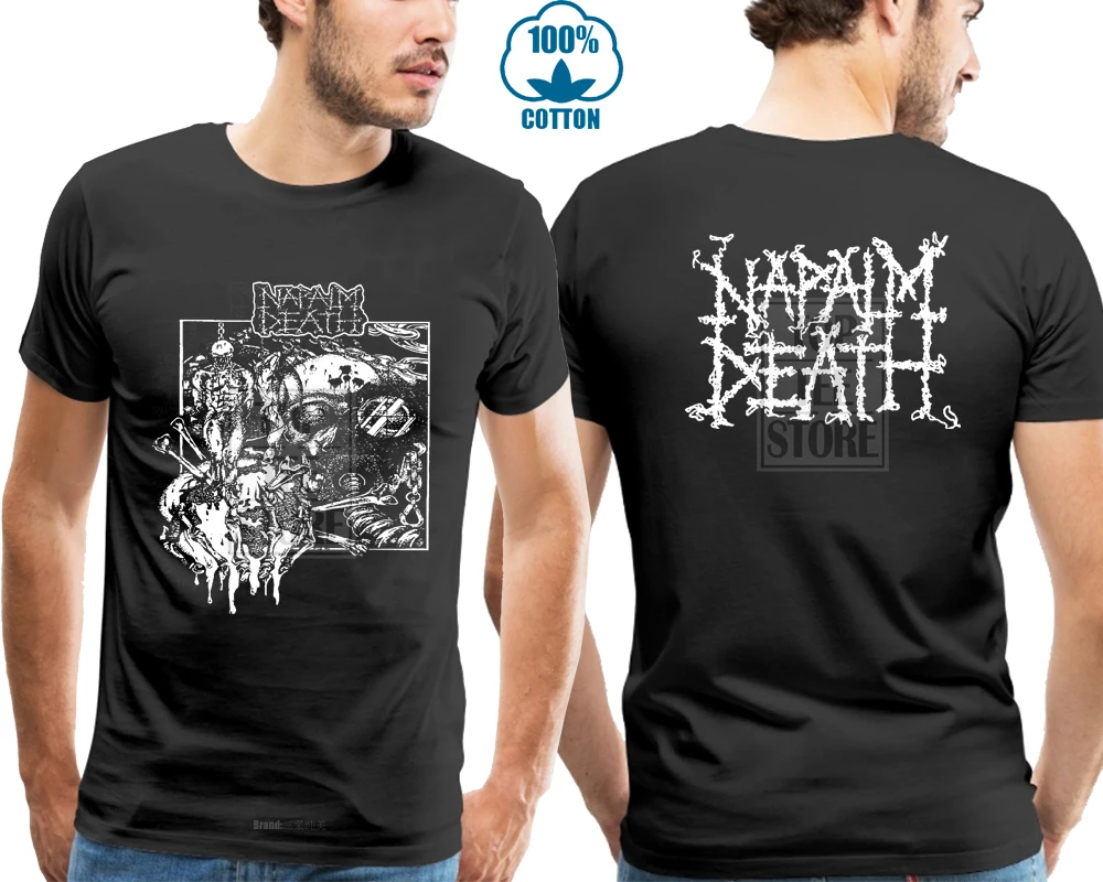 Napalm Death Harmony Коррумпированная футболка M L Xl Grindcore металлическая новые молодежные