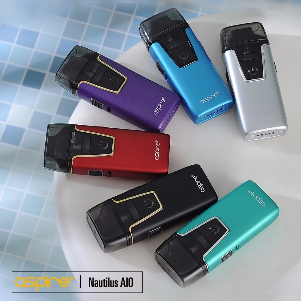 Электронная сигарета Vape Pod System aspire Nautilus AIO стартовый набор 1 8 Ом Nic соли катушка MTL с