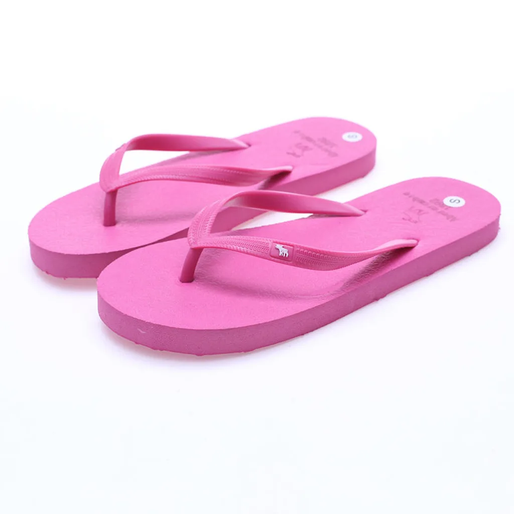 

2019 Women's Wild Fashion Casual Wear Beach Shoes Slippers Indoor & Outdoor Drop Shipping Fashion Flip-flops Chaussures Femme 30