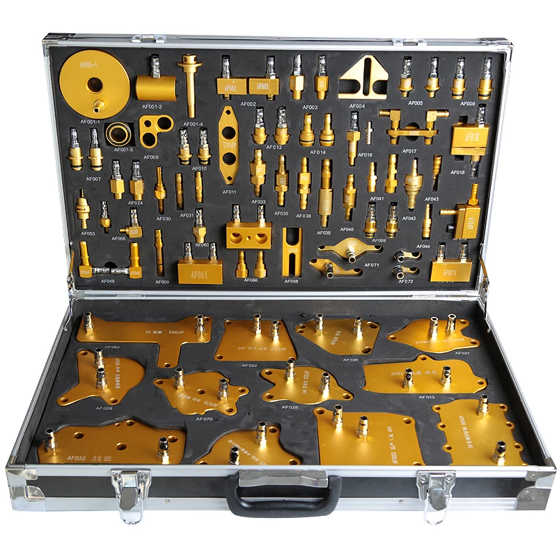 73PCS Aluminum alloy professional Auto automatic transmission oil replacement pumping gearbox quick simple joint conectors 73PCS Aluminum alloy professional Auto automatic transmission oil replacement pumping gearbox quick simple joint conectors