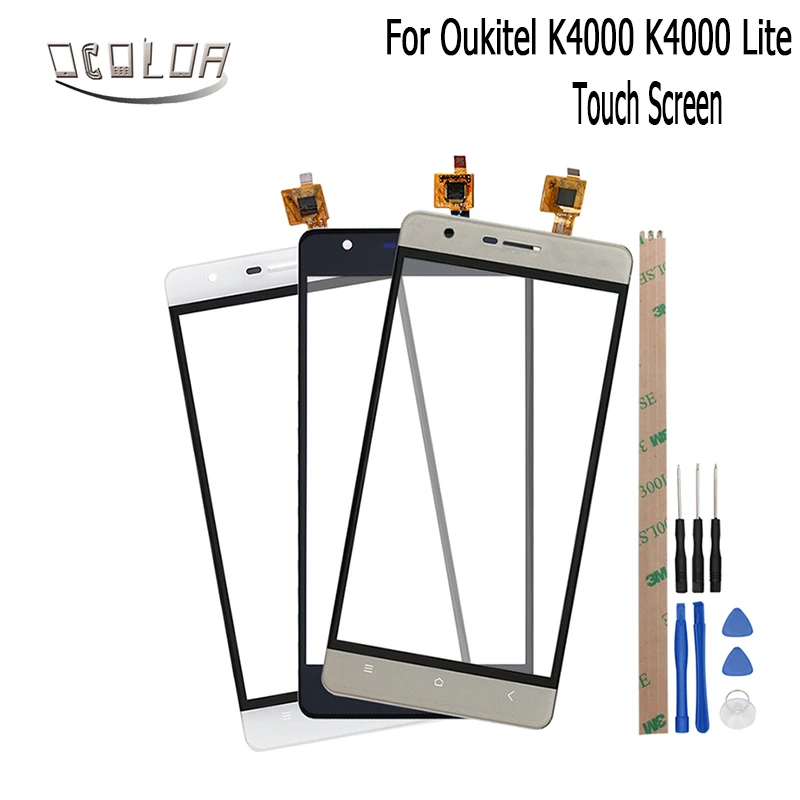 Цветной сенсорный экран для Oukitel K4000 Lite сенсорная панель с объективом Замена +