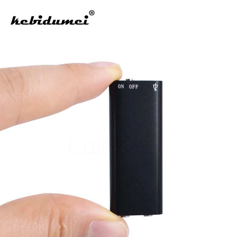

kebidumei3 in 1 Mini Digital Audio Voice Recorder Dictaphone + Stereo MP3 Music Player + 8GB Memory Storage USB Flash Disk Drive