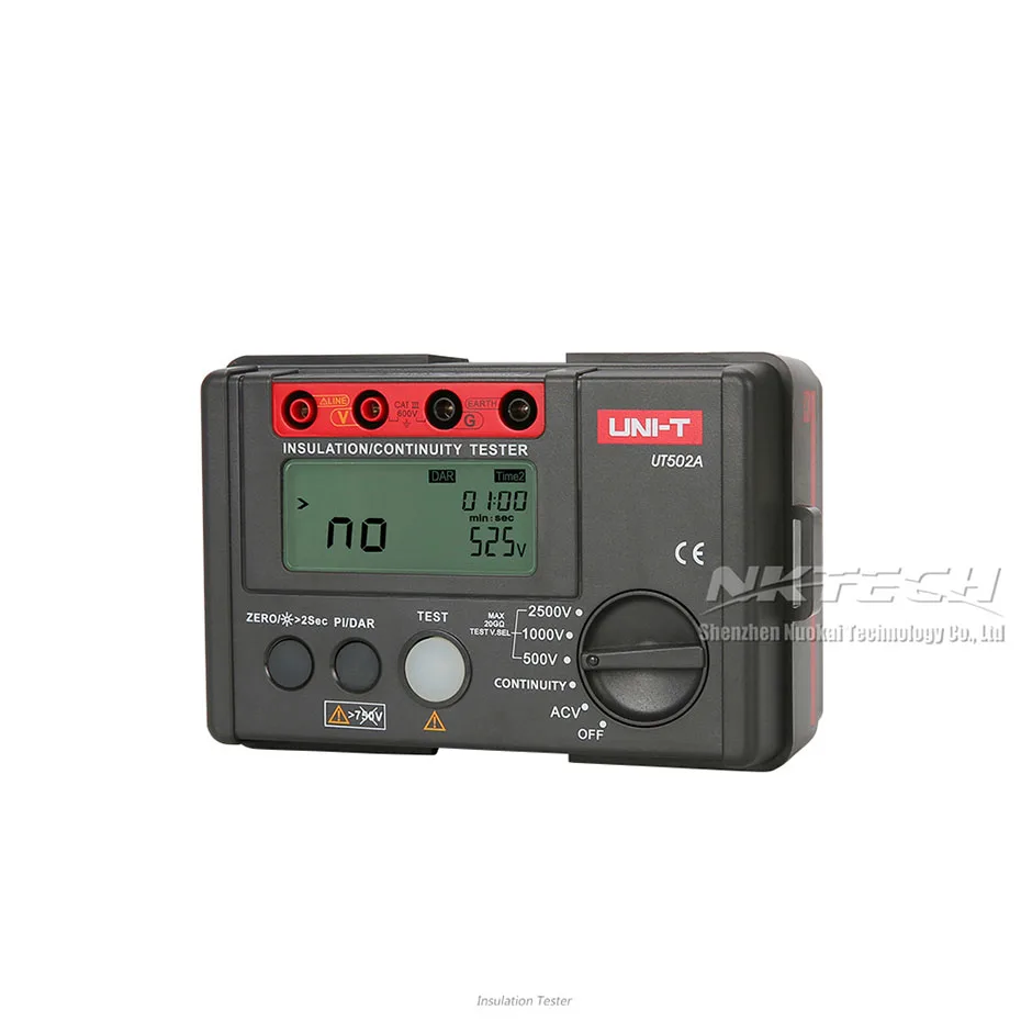 UNI-T ut502a 2500 v megger isolamento terra