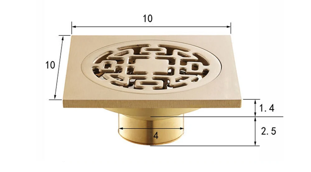 BAOLINLONG латунный дренаж изысканный трапных панель несколько красивые супер дренаж Несколько использует