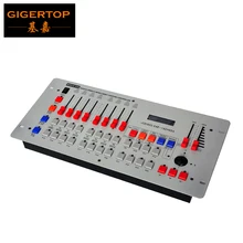 Gigertop TP-D04 240 dmx контроллер, DMX контроллер освещения, диско 240 dmx контроллер, управление 12 шт. 16dmx канала сценического освещения