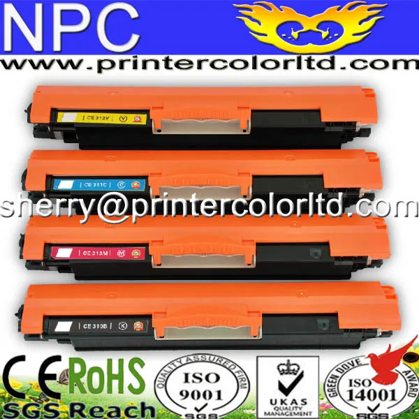 CE310A CE311A CE312A CE313A 126A Совместимость Цвет тонер-картридж для hp LaserJet Pro CP1025 M275 100 Цвет МФУ M175a M175nw