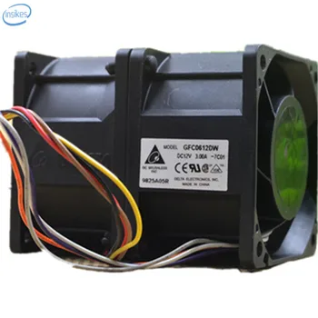 

GFC0612DW Car Supercharged Ultra Violent Cooling Fan DC 12V 28.8W 3A 13300RPM 6076 60*60*76mm
