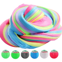 Глиняная игрушка "сделай сам" слизи пушистый поплавок слизи ароматический стресс облегчение без буры детская игрушка шлам хлопок грязь для выпуска пластилина подарки