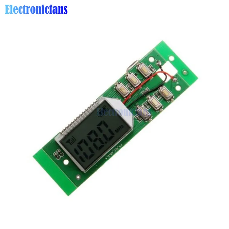 Модуль fm-передатчика, Беспроводная микрофонная плата 87 МГц-108 МГц, компьютерная аудио передача, DC 3-5 В