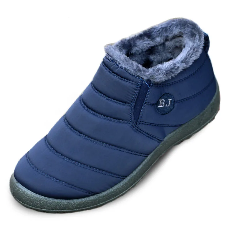 

2018 New Women Winter Shoes Solid Color Snow Boots Cotton Inside Antiskid Bottom Keep Warm Waterproof Ski Boots,size 44