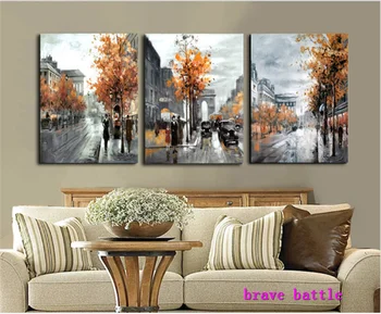 

Girl White Umbrella Red Dress Comes Home Canvas Painting Living Room Home Decor Modern Mural Art Oil Painting