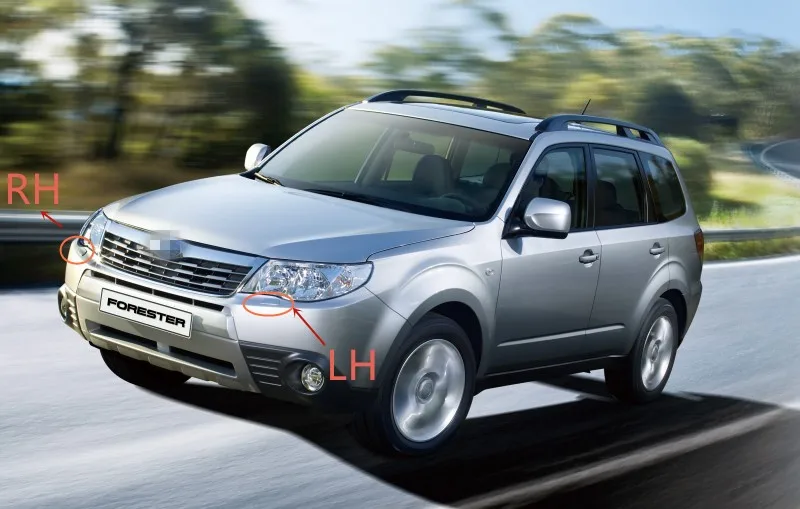 Передний бампер фар распылитель омывателя сопла крышка кепки для Subaru Forester 2009 2010 2011 2012