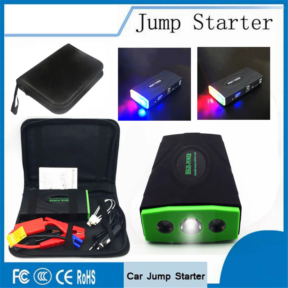  2019 New High Power Car Jump Starter 12V Portable Power Bank Auto Battery Charger 12V Startup Power