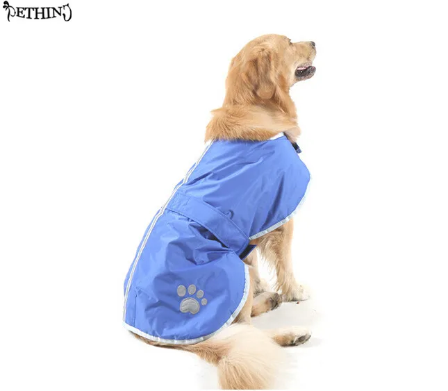 

S-2XL small and large pet dogs Paw printing winter warm coat pet thickened waterproof dog clothes windproof cloak jacket