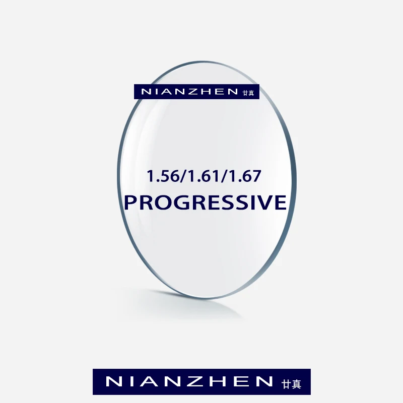 

1.56 1.61 1.67 (ADD +0.75~+3.00) Progressive Multifocal Lenses Prescription Myopia Hyperopia Resistance Short Middle Far Lens
