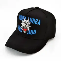 Рик и Морти Snapback классический поговорки Wubba lubba dub Бейсбол кепки Рик литья Изысканный Вышивка хип хоп анимационная шапка