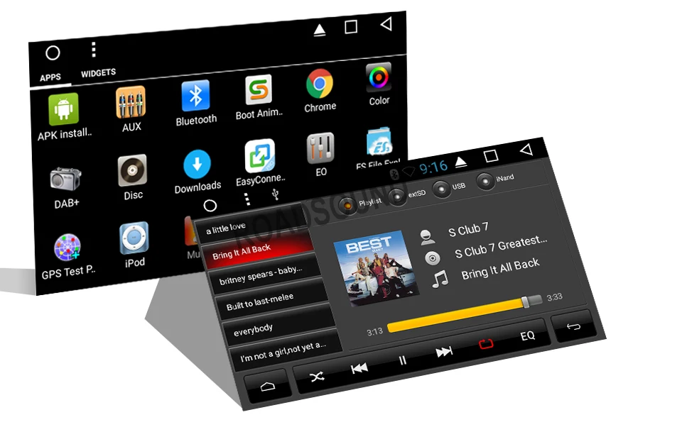 Excellent Android 8.1 Octa Core 7" Smart Multimedia Car DVD Player Radio Stereos GPS for BMW E39 M5 / 7 Series E38 1999 YH39701A 4