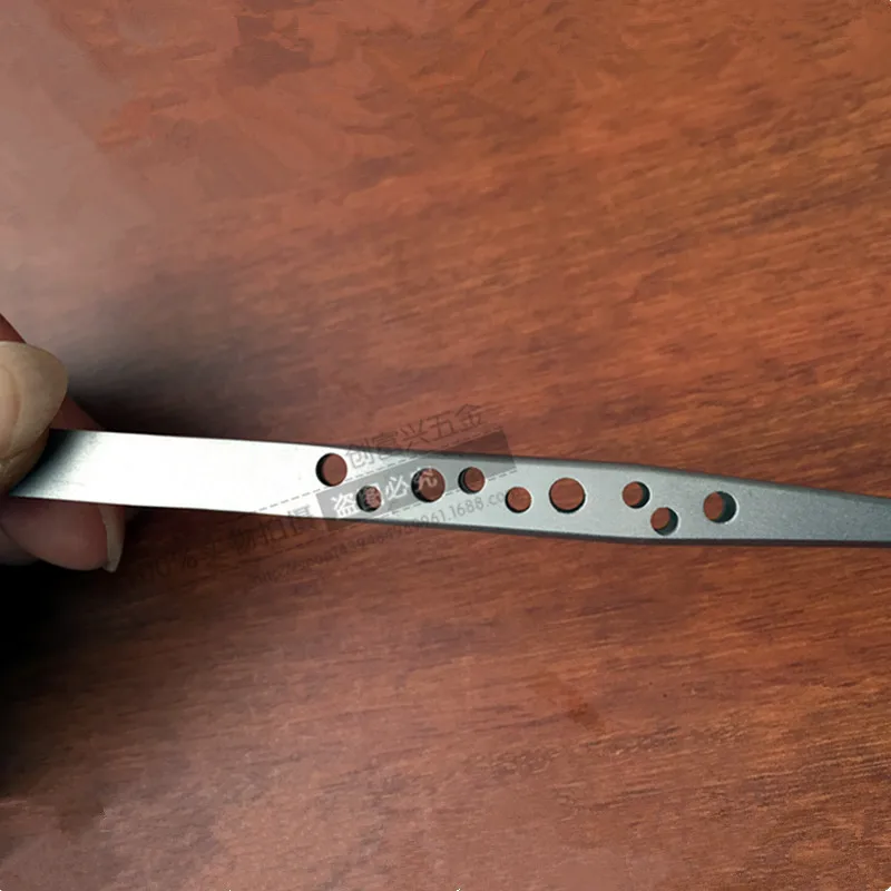 SS SA Grafting eyelash high quality precision 9 hole breathable Tweezers Stainless steel tweezers straight tip 4