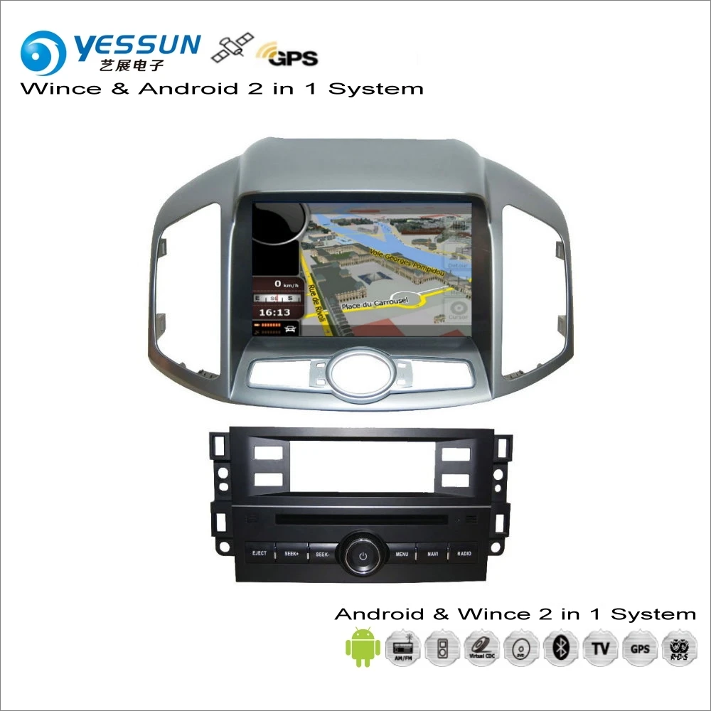 

YESSUN For Chevrolet For Holden Captiva 2010~2014 - Car Android Radio CD DVD Player GPS Navi Map Navigation Audio Video Stereo