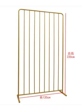 Window Background Screen Isolation Display Frame Glass Shop Window Design Combination Simple Isolation Iron Frame.