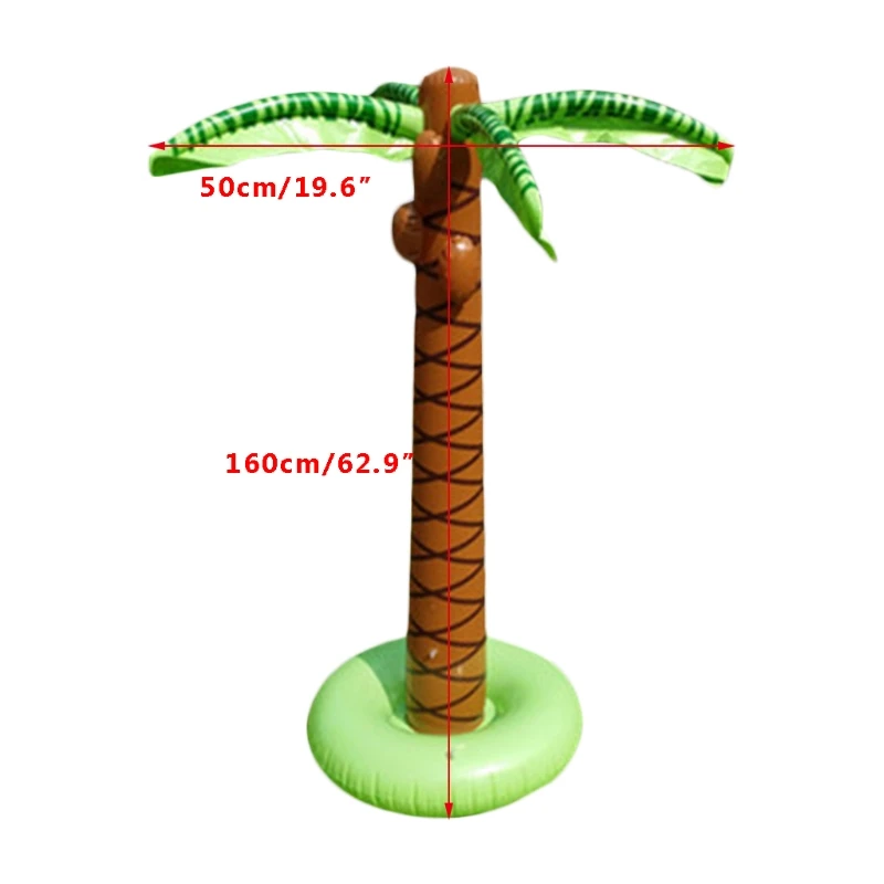 Новинка 1,6 м 1,8 м надувная Кокосовая пальма Распылитель Воды Пляжная вечеринка в бассейне надувная игрушка