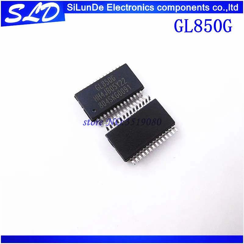 Бесплатная доставка 50 шт./лот GL850G SSOP28 GL850 SSOP 850G Фотоэлементы SMD SOP | Электроника