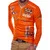 ZOGAA весна осень дышащий хлопок тонкие мужские рубашки поло с длинным рукавом мужские повседневные удобные футболки Модная верхняя одежда - Цвет: Оранжевый