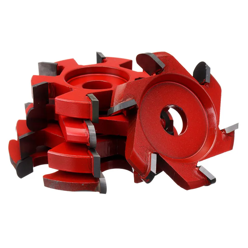 

Red 75-100mm Right Angle Fillet Disc Hexagonal Blade Tea Tray Blade For 16mm Aperture Angle Grinder Wood carving Grinder Blade