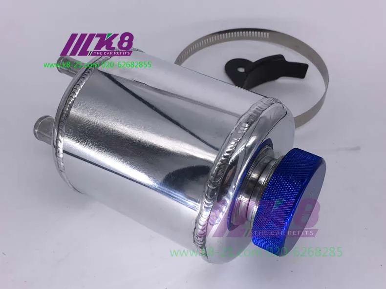 

Fuel Cell Racing Power Steering Tank Pump Aluminum Breather Tank With Brackets