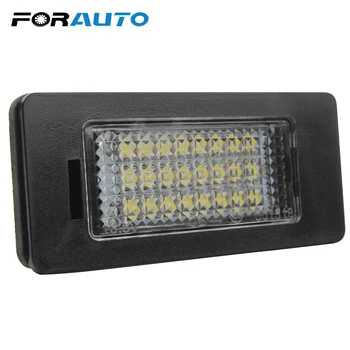 

FORAUTO 3W Easy to install Number Plate Light Super Bright A Pair 24 LED For BMW Car Styling