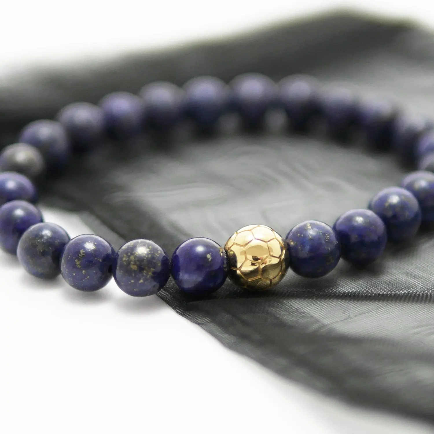 

Poshfeel Football Bracelets for Women 8mm Stone Beaded Bracelets & Bangles Sport Jewellery MBR170288