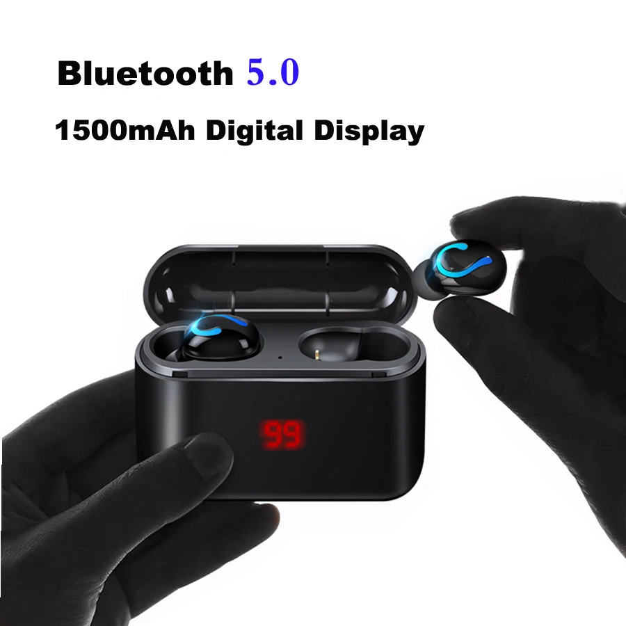 Q32 TWS 5,0 Bluetooth наушники спортивные беспроводные наушники 3D стерео настоящие Беспроводные наушники с микрофоном гарнитура Blutooth