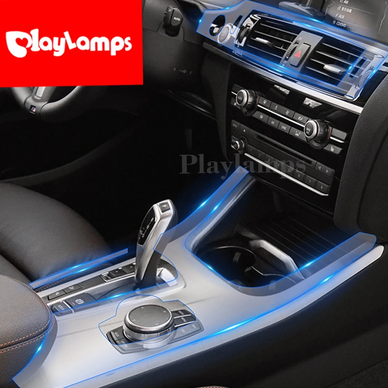 Наклейки для BMW X3 F25 X4 F26 ТПУ интерьерная наклейка прозрачная защитная пленка из