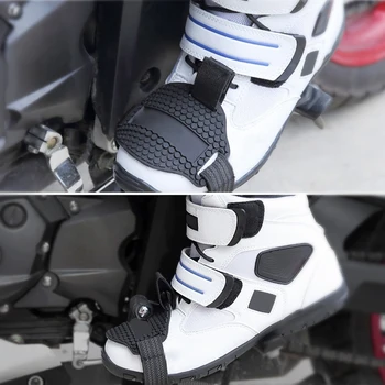 

Motorcycle Protective shift Pad Motocross Men Boots Shoe Protection Gear for Riding rubber lever Racing Brake Cover