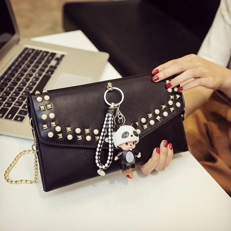 

Youbroer One Shoulder Crossbody Bag Hand Grip Small Bags Hand Hold Bag Envelope Female Bags