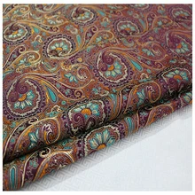 Высокое Качество Дворе окрашенные жаккардовые гобелены атласной 3D жаккардовые парча ткань для платье Чехлы занавес лоскутное 75x100 см