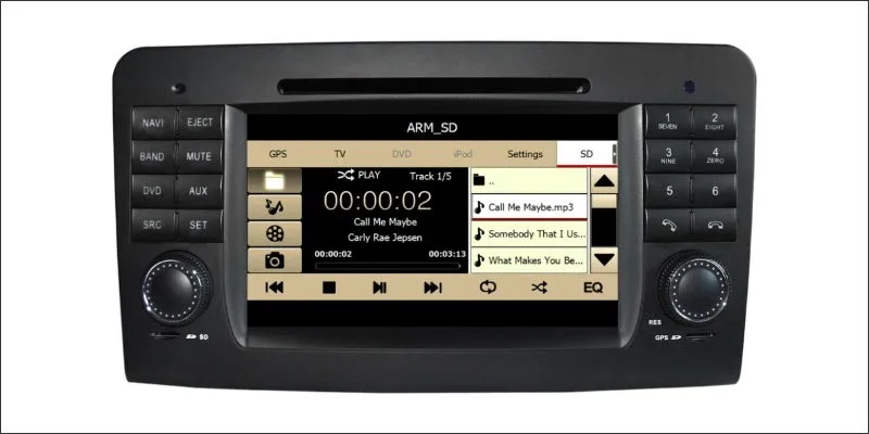 Top Liislee For Mercedes Benz ML W164 2005~2012 Stereo Radio CD DVD Player GPS Navigation 1080P HD Screen System Original NAV Design 3