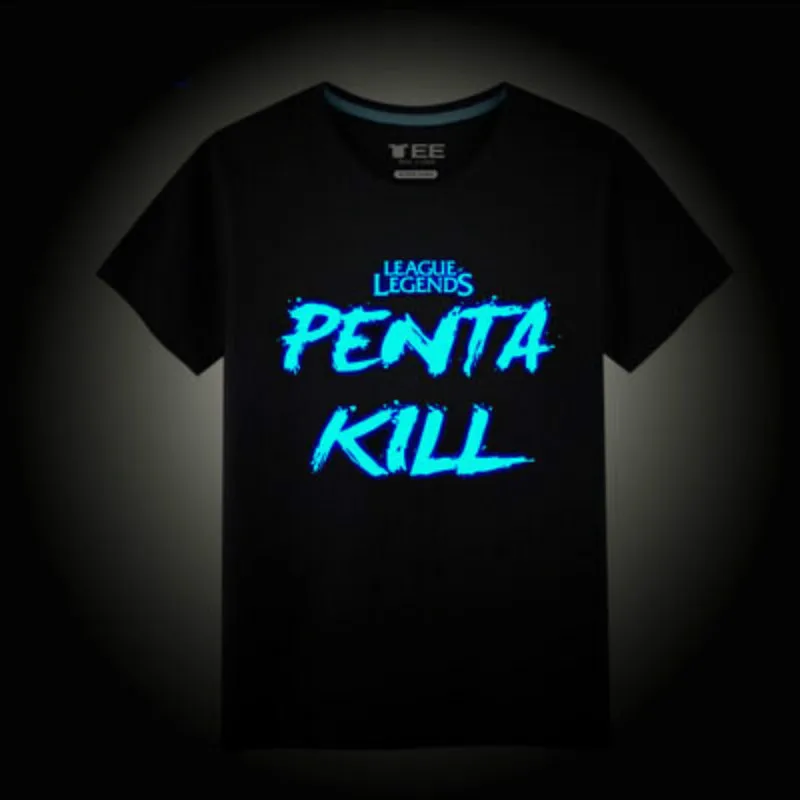 neon print t shirt