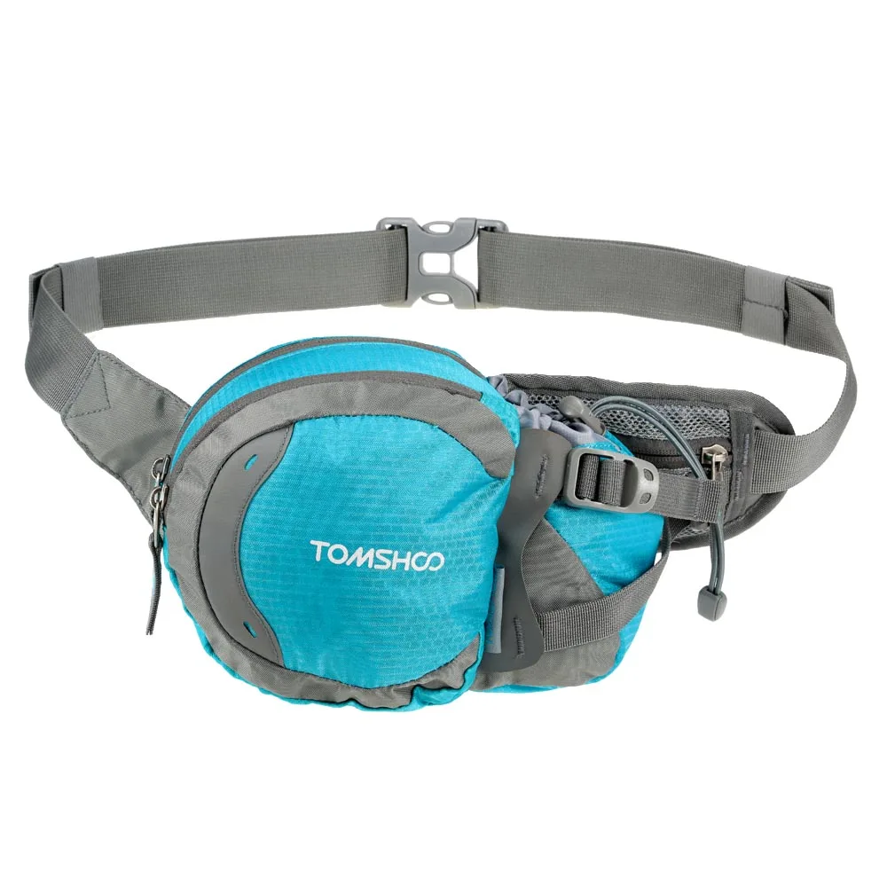 

TOMSHOO Waterproof Running Waist Bag Sports Waist Pack with Phone Water Bottle Holder Jogging Belt Belly Bag Gym Fitness Bag