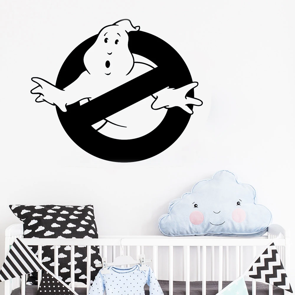 Ghostbusters Dinding Decal Kartun Komik Pahlawan Vinyl Wall Stiker
