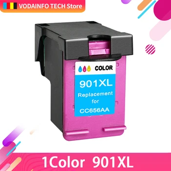 

QSYRAINBOW 1 x Ink cartridge remanufactured for HP 901 XL Black for HP printer 4500 J4580 J4550 J4540 4500 Wireless J4680