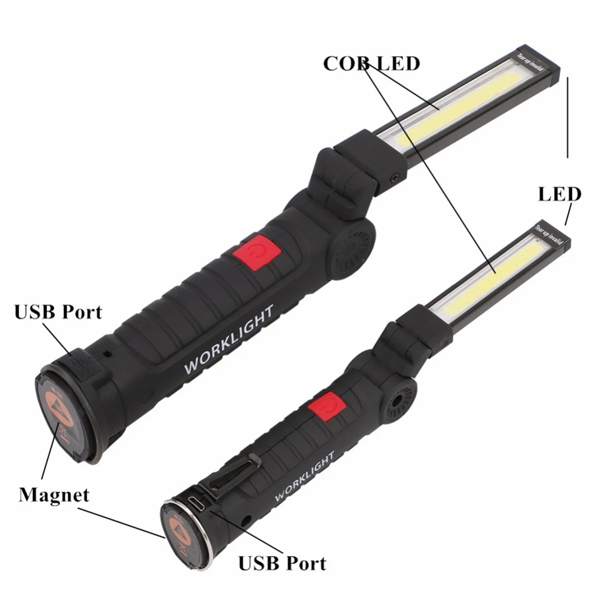 Портативные подвижные рабочие огни usb зарядка многофункциональные и складные аварийные огни портативный светодиодный рабочий свет